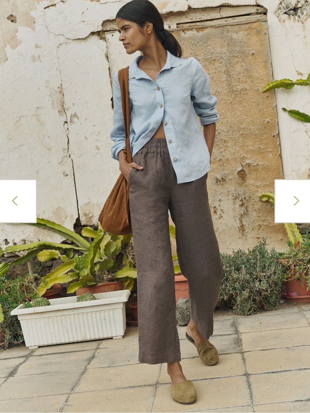 Women’s not Perfect Linen Kena Pant - Picture 5 of 10
